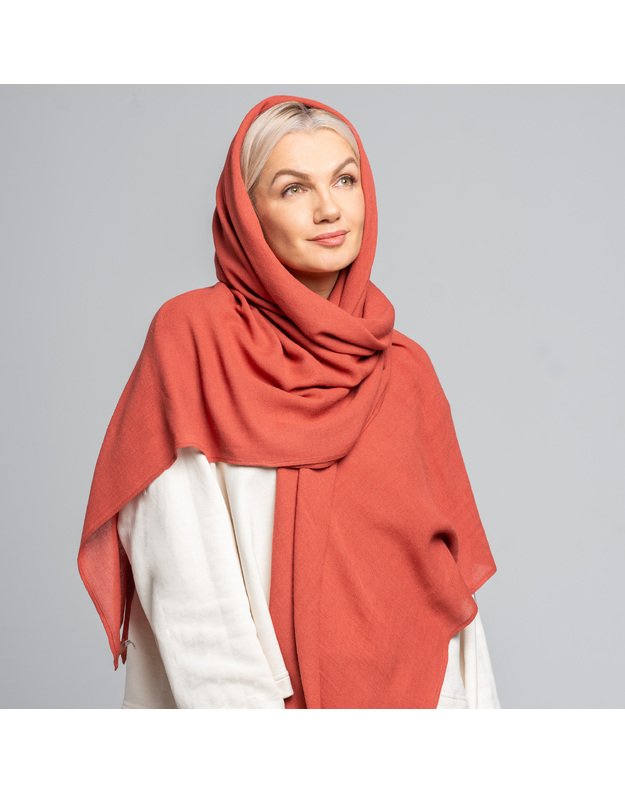 Vilnos ir viskozės skara Taupe 4