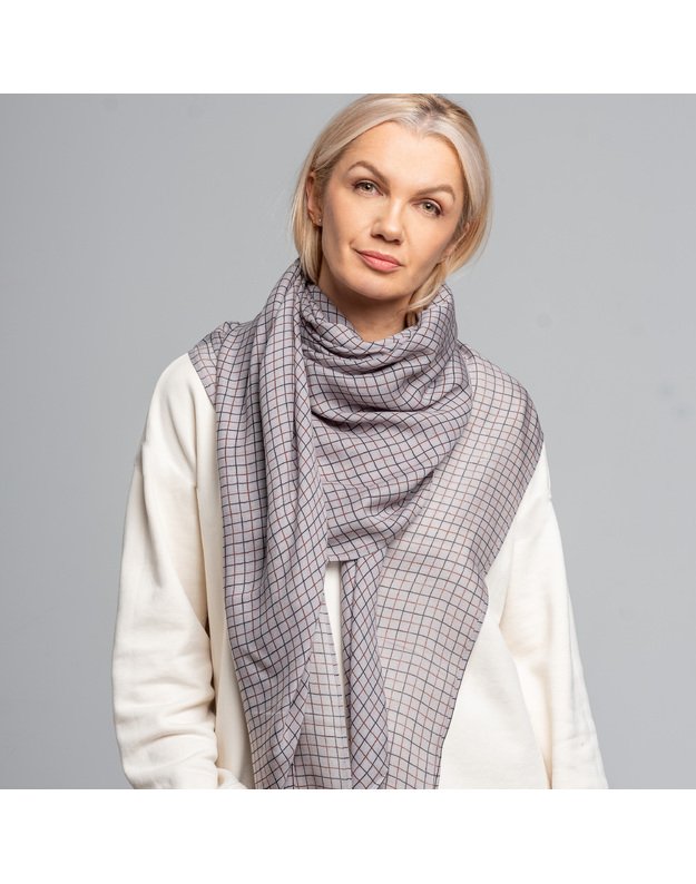 Vilnos ir viskozės skara Langas 3