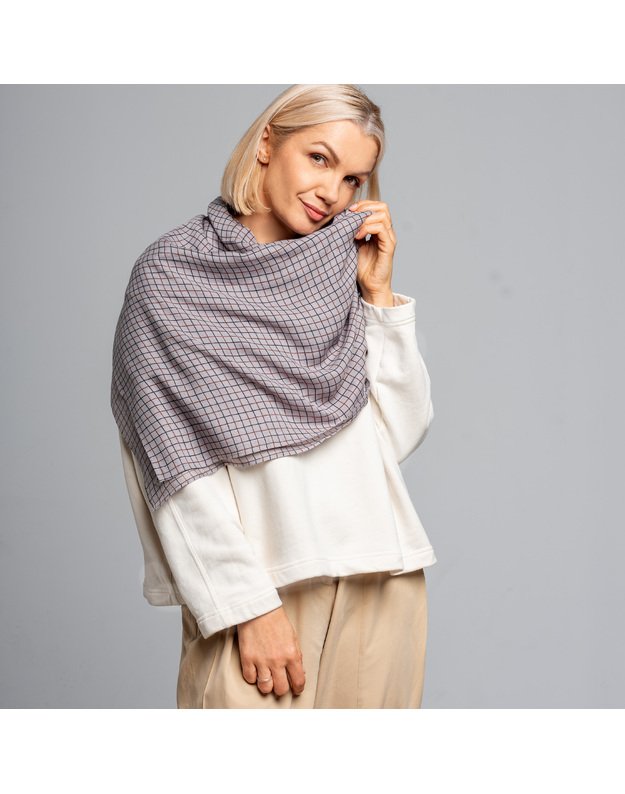 Vilnos ir viskozės skara Langas 4