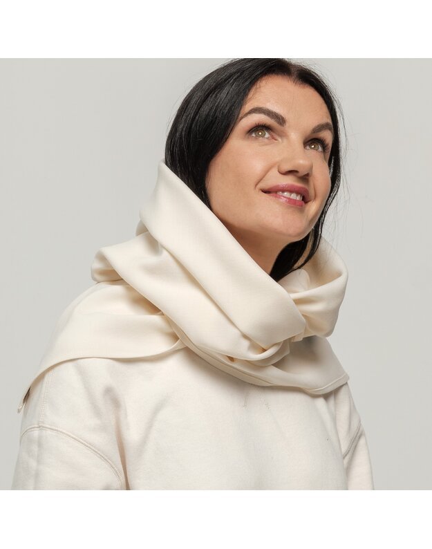 Plonos vilnos užsegamas šalikas  3