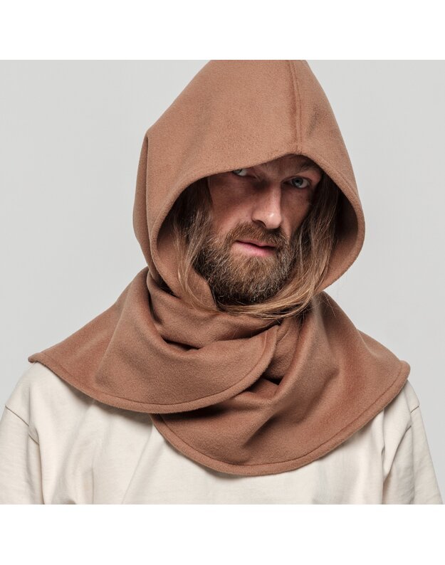 Camel vilnonis užsegamas GOBTUVAS-ŠALIKAS 5