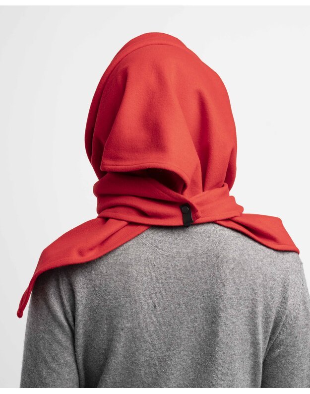 Kašmyrinis raudonas užsegamas šalikas  2